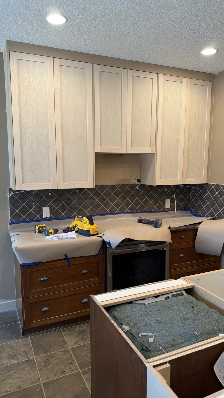 Kitchen repaint in Elgin Terrace SE, June 2026