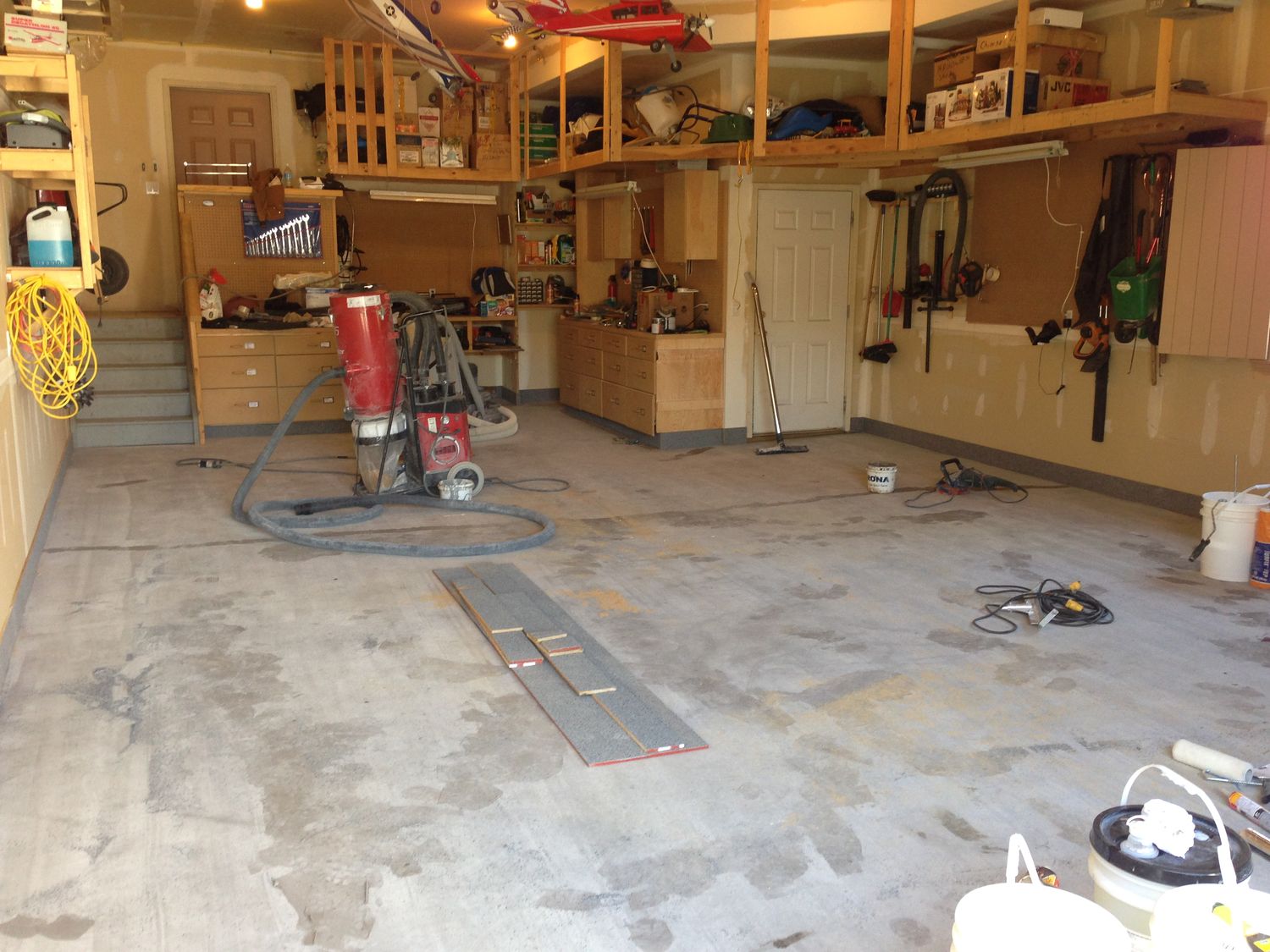 Epoxy garage floor coating, Calgary